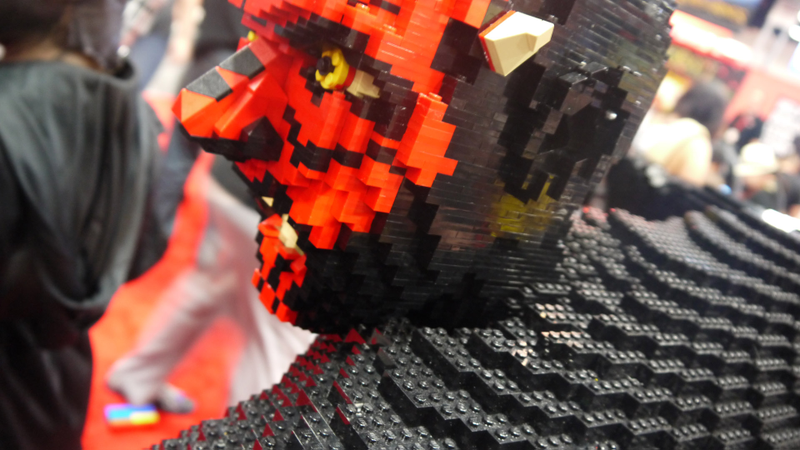 Illustration for article titled The Giant LEGO Creations of Comic-Con